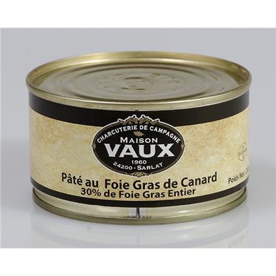 Pâté au foie gras de canard (30% de foie gras entier)